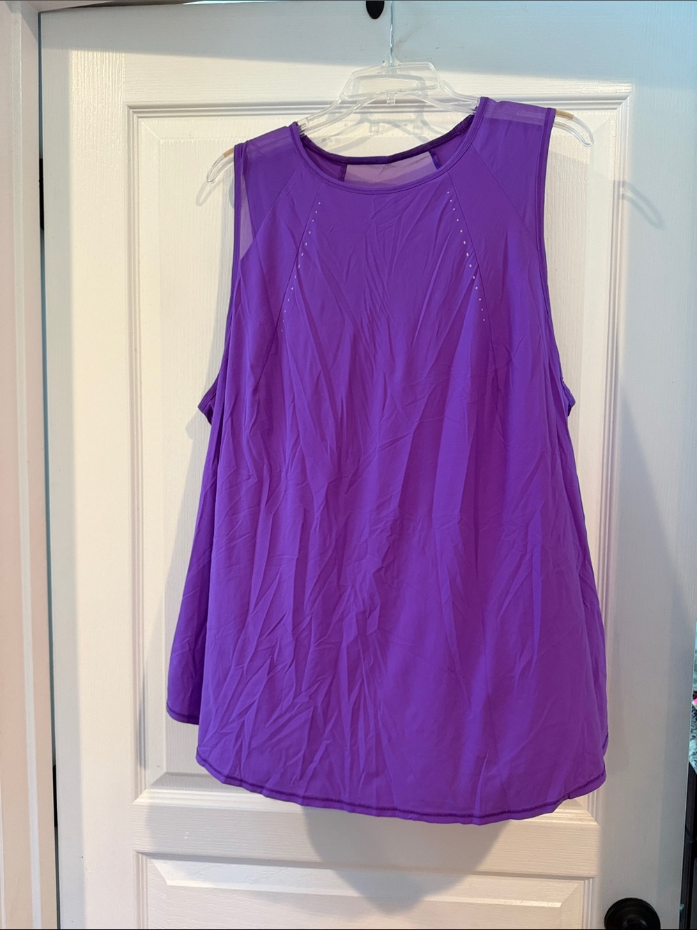 lululemon athletica Purple Sleeveless Tank Top